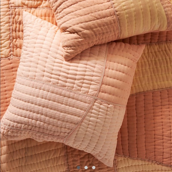 NWT Set of Anthropologie Ellery Pieced Euro Shams x 2